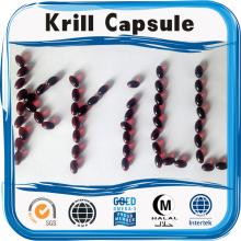 GMP top quality OEM 500mg whole krill oil softgels in bulk