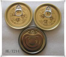 #214-Tin Food Can Round Top Lids