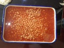 canned bean, baked beans in tomato sauce, tomato bean