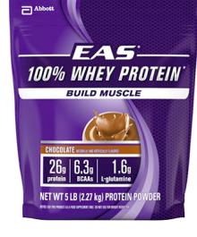 EAS 100% Whey Protein Powder, Chocolate