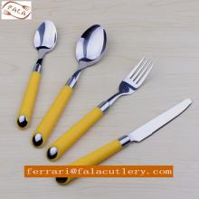 18/10 Stainless Steel Edible Portable Plastic Handle Cutlery