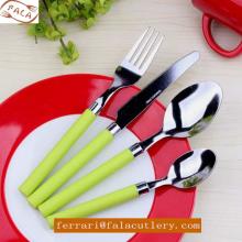 Hot Camping Cheap Middle Level Unique Plastic Handle Cutlery