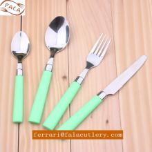 Latest Royal Stainless Steel Plastic PS Handle Spoon Fork Knife