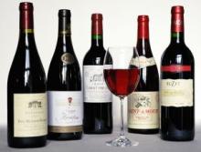French white & red wine