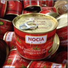 70g Tin cans for food package in tomato paste with easy open lid
