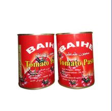 400g Canned tomato paste,Package with paper label can