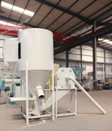 Vertical Animals Feed Crusher and Mixer Machine