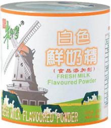 White Fresh  Milk   Flavour ed Powder 1kg White  Milk  Flavor