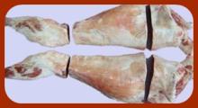 Copy of frozen halal lamb carcass
