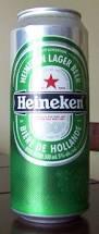 40ft Heineken lager beer CAN