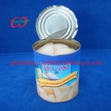 Private label Canned bartlett pear halves in light syrup