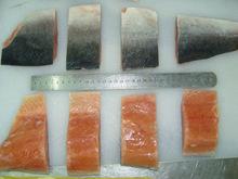 Frozen chum salmon fish