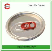 The most 206 SOT aluminum easy open end for beverage can
