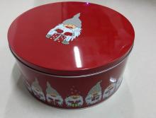 Candy Tin Can for Christmas Gift 220*100mmH