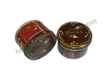 Chocolate Tin Can Round Shaped 100*70mmH