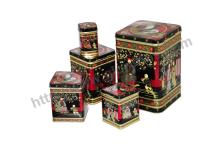 Square Tea Tin Serial 145*145*214mmH