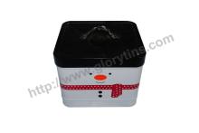 Rectangular Tin Box with Handle for cake 184*160*148mmH