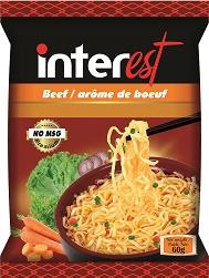 NO MSG Instant Noodles 60gr Beef Flavours