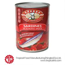 Canned sardines in tomato sauce 155g