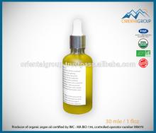 Golden oil type Pure Organic Argan oil for hair