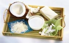 frozen coconut meat - sliced, pieces or crushed