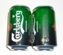 Carlsberg Beer Cans Available