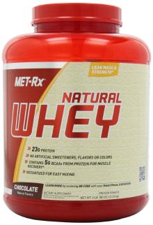 MET-Rx - Protein Powder - 100% Natural Whey - Chocolate 5lb