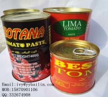 Chinese canned food to West Africa tomato paste 198g