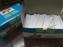 Paper Wrapped Toothpicks Sanitized By 100 ?°C Heat Treatment Brand ARO Qty 500 Pc