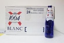 Kronenbourg 1664 blanc 250ml from France.