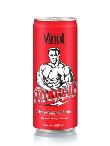 330 ml Pinggo Energy drink Strawberry flavor(can)