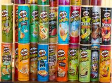 Pringles 40g, 65, 150g, 154g, 161g, 165g ,169g and 187g available at competitive P