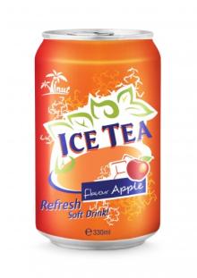 330ml Ice Tea Flavour Apple Refresh Soft Drink