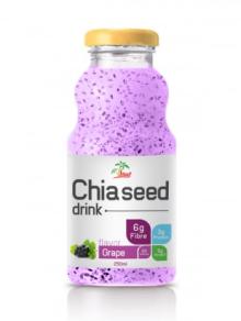 280ml Chia Seed Drink Grape Flavor