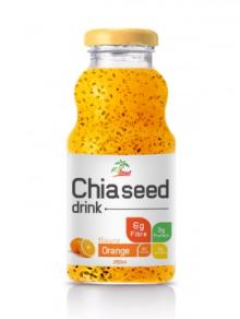 250ml Chia Seed Drink Orange Flavor