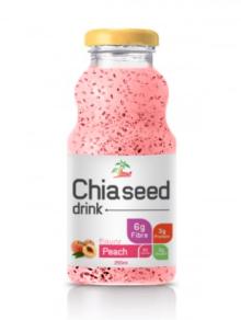 250ml Chia Seed Drink Peach Flavor