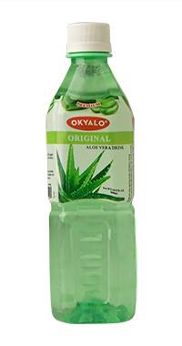 Original Aloe Vera Juice with Pulp Okeyfood in 500ml Bottle