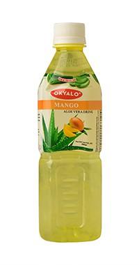 Mango Aloe Vera Juice with Pulp Okeyfood in 500ml Bottle