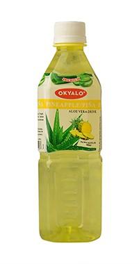 Pineapple Aloe Vera Juice with Pulp Okeyfood in 500ml Bottle