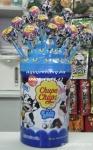 Chupa Chups Milk Lollipop Candy 720g jar