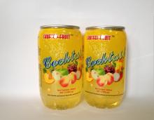 Cocktail flavored Carbonated Drink in 340ml transparent PET CAN