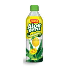 Aloe Vera Juice Drink With Lemon Flavor in Bottle