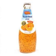 Basil seed with orange 290ml glass bottle