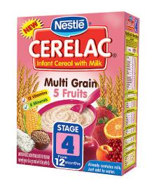 Cerelac baby food 3 Cereals with Milk 400g