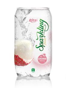 Sparkling Lychee flavor Juice 350ml PET Can