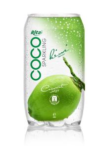 350ml PET Can  Sparking  Coconut Water Kiwi Flavor