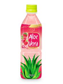 Rasberry flavor aloe vera drinks 500ml PET bottle