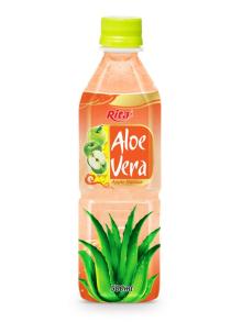 Apple flavor aloe vera drinks 500ml PET bottle