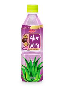 Passion Fruit flavor aloe vera drinks 500ml PET bottle