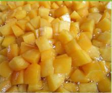 Fresh Canned Yellow Peach Dices